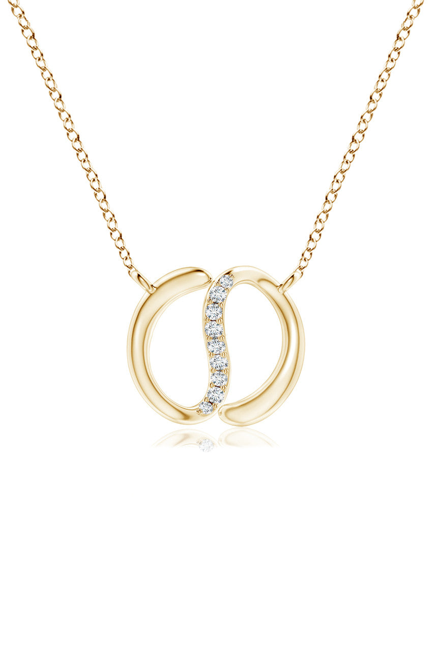 Buy Shangri-La Yin-Yang 14K Gold and Diamond Chain Pendant Necklace in 14K Yellow Gold Online 14K Yellow Gold