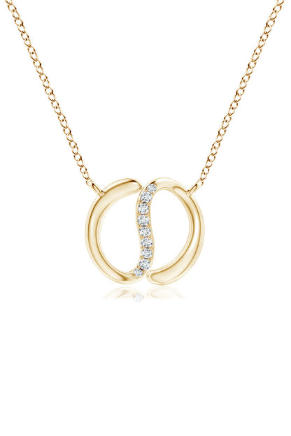 Buy Shangri-La Yin-Yang 14K Gold and Diamond Chain Pendant Necklace in 14K Yellow Gold Online 14K Yellow Gold