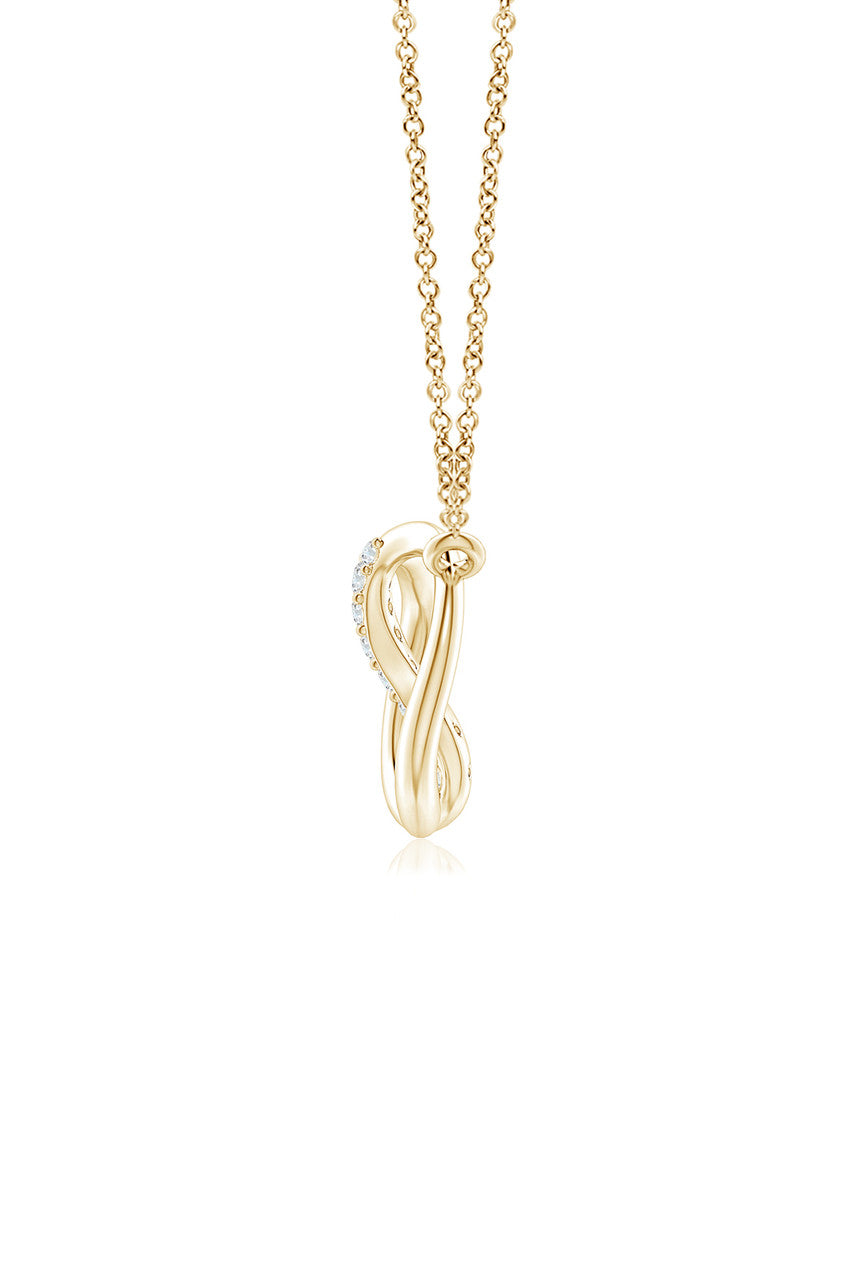 Buy Shangri-La Yin-Yang 14K Gold and Diamond Chain Pendant Necklace in 14K Yellow Gold Online 14K Yellow Gold