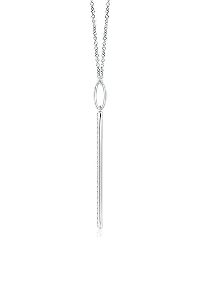 Buy Shangri-La Elliptical Yin-Yang 14K Gold and Diamond Pendant Necklace in 14K White Gold Online 14K White Gold