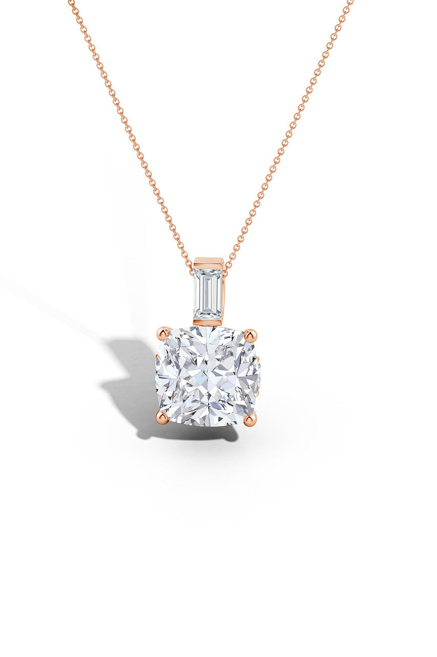 Buy Orient Express Lab-Grown 14K Gold & Cushion Diamond Pendant Necklace in 14K Rose Gold Online 14K Rose Gold