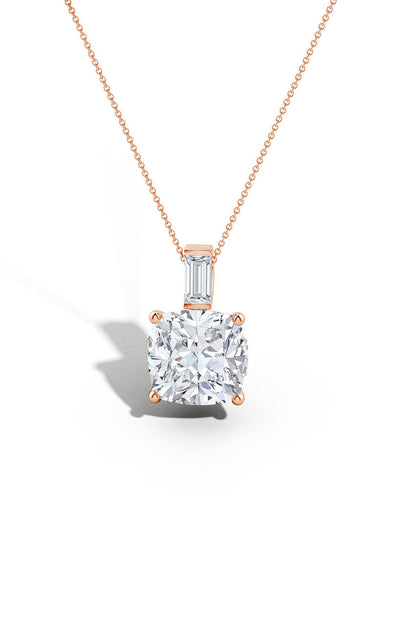 Buy Orient Express Lab-Grown 14K Gold & Cushion Diamond Pendant Necklace in 14K Rose Gold Online 14K Rose Gold