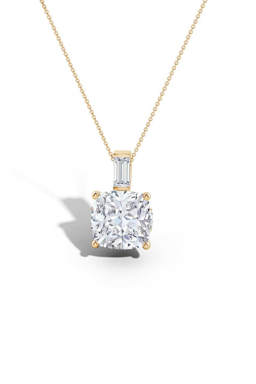 Buy Orient Express Lab-Grown 14K Gold & Cushion Diamond Pendant Necklace in 14K Yellow Gold Online 14K Yellow Gold