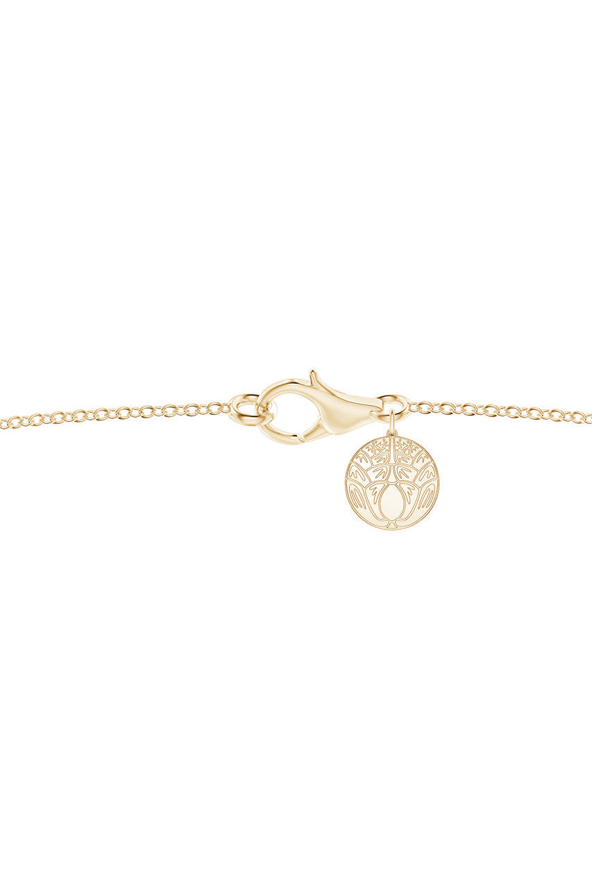 Buy Infinity 14K Gold with Black & White Diamond Three Stone Necklace in 14K Yellow Gold Online 14K Yellow Gold