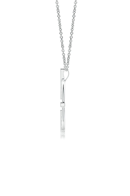 Buy Infinity Concentric Circle 14K Gold Pendant Necklace in 14K White Gold Online 14K White Gold