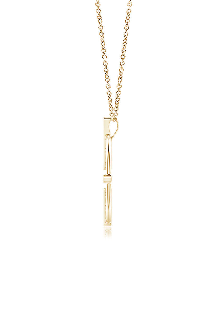 Buy Infinity Concentric Circle 14K Gold Pendant Necklace in 14K Yellow Gold Online 14K Yellow Gold
