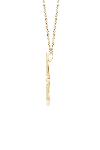 Buy Infinity Concentric Circle 14K Gold Pendant Necklace in 14K Yellow Gold Online 14K Yellow Gold