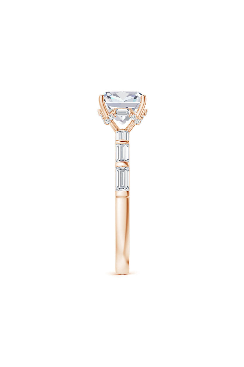 Buy Orient Express Lab-Grown 14K Gold & Cushion Diamond Solitaire Ring in 14K Rose Gold Online 14K Rose Gold