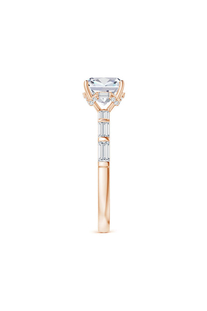 Buy Orient Express Lab-Grown 14K Gold & Cushion Diamond Solitaire Ring in 14K Rose Gold Online 14K Rose Gold