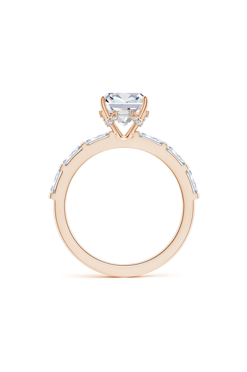 Buy Orient Express Lab-Grown 14K Gold & Cushion Diamond Solitaire Ring in 14K Rose Gold Online 14K Rose Gold