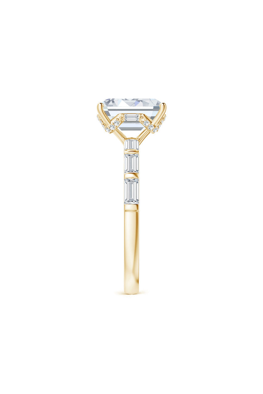Buy Orient Express Lab-Grown 14K Gold & Emerald Cut Diamond Solitaire Ring in 14K Yellow Gold Online 14K Yellow Gold