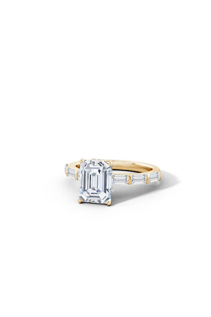 Buy Orient Express Lab-Grown 14K Gold & Emerald Cut Diamond Solitaire Ring in 14K Yellow Gold Online 14K Yellow Gold