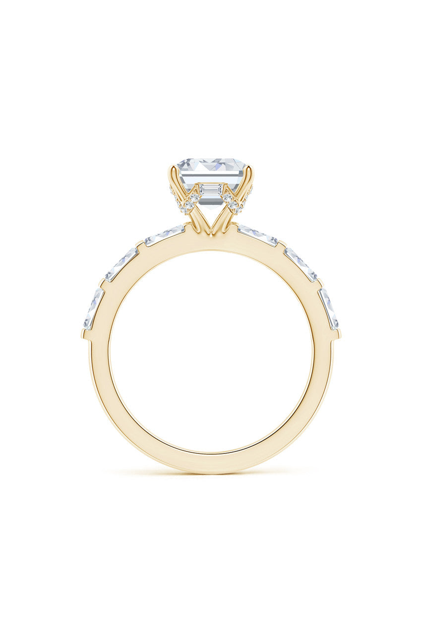 Buy Orient Express Lab-Grown 14K Gold & Emerald Cut Diamond Solitaire Ring in 14K Yellow Gold Online 14K Yellow Gold