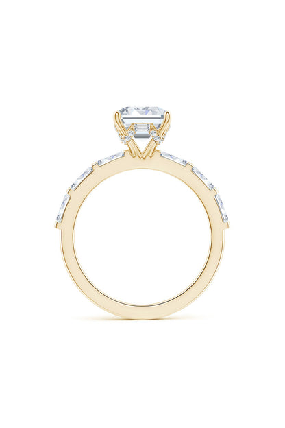 Buy Orient Express Lab-Grown 14K Gold & Emerald Cut Diamond Solitaire Ring in 14K Yellow Gold Online 14K Yellow Gold