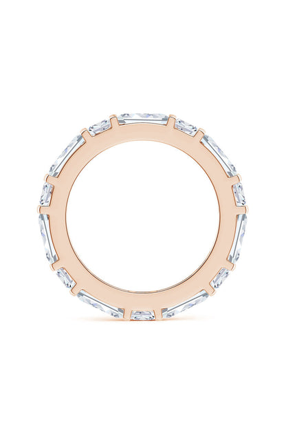 Buy Orient Express Lab-Grown 14K Gold Baguette & Cushion Diamond Eternity Band in 14K Rose Gold Online 14K Rose Gold