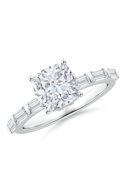 Buy Orient Express Lab-Grown 14K Gold & Cushion Diamond Solitaire Ring in 14K White Gold Online 14K White Gold