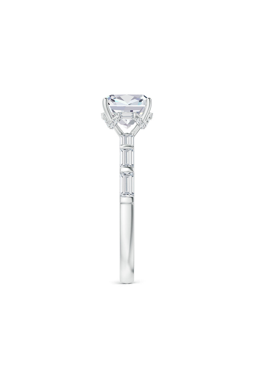 Buy Orient Express Lab-Grown 14K Gold & Cushion Diamond Solitaire Ring in 14K White Gold Online 14K White Gold