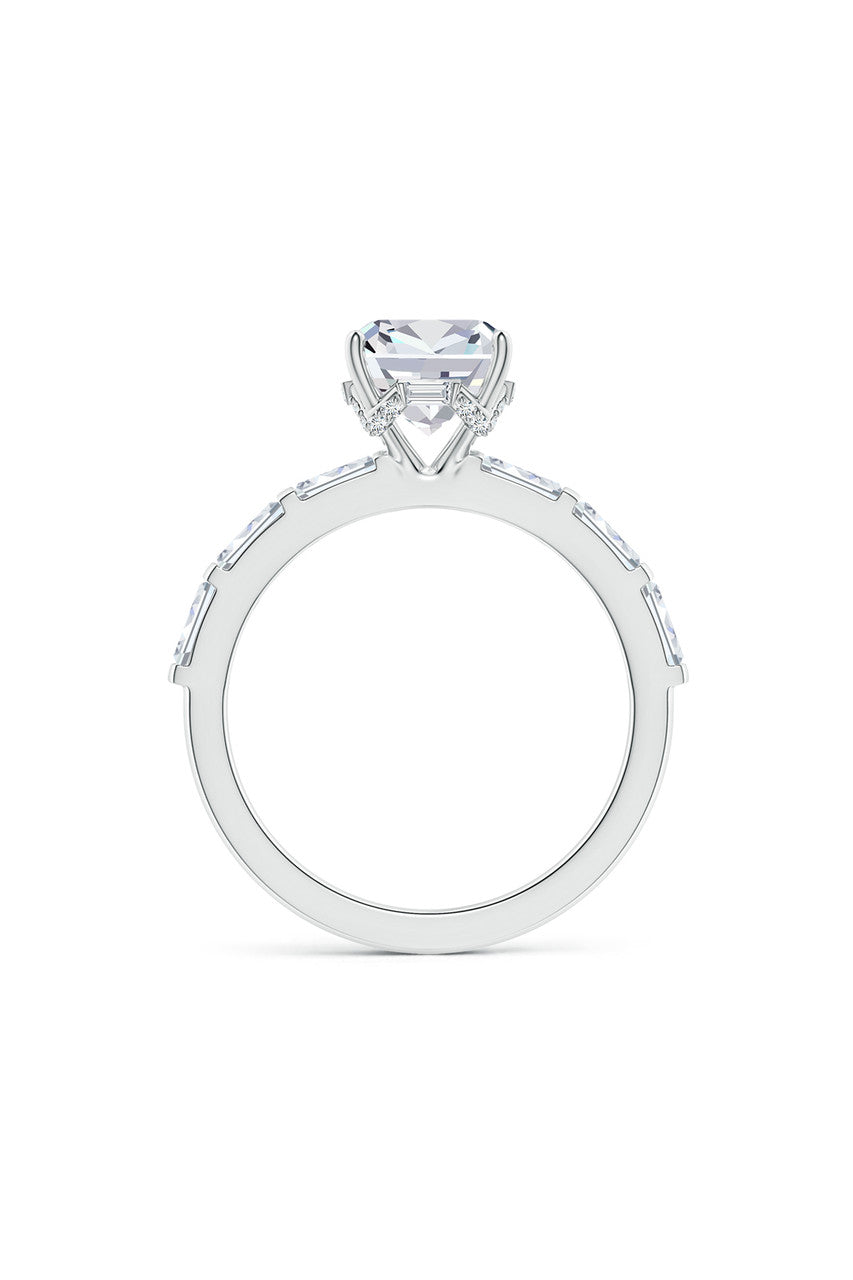 Buy Orient Express Lab-Grown 14K Gold & Cushion Diamond Solitaire Ring in 14K White Gold Online 14K White Gold
