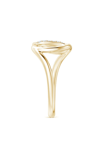 Buy Shangri-La Yin-Yang 14K Gold and Diamond Bypass Ring in 14K Yellow Gold Online 14K Yellow Gold