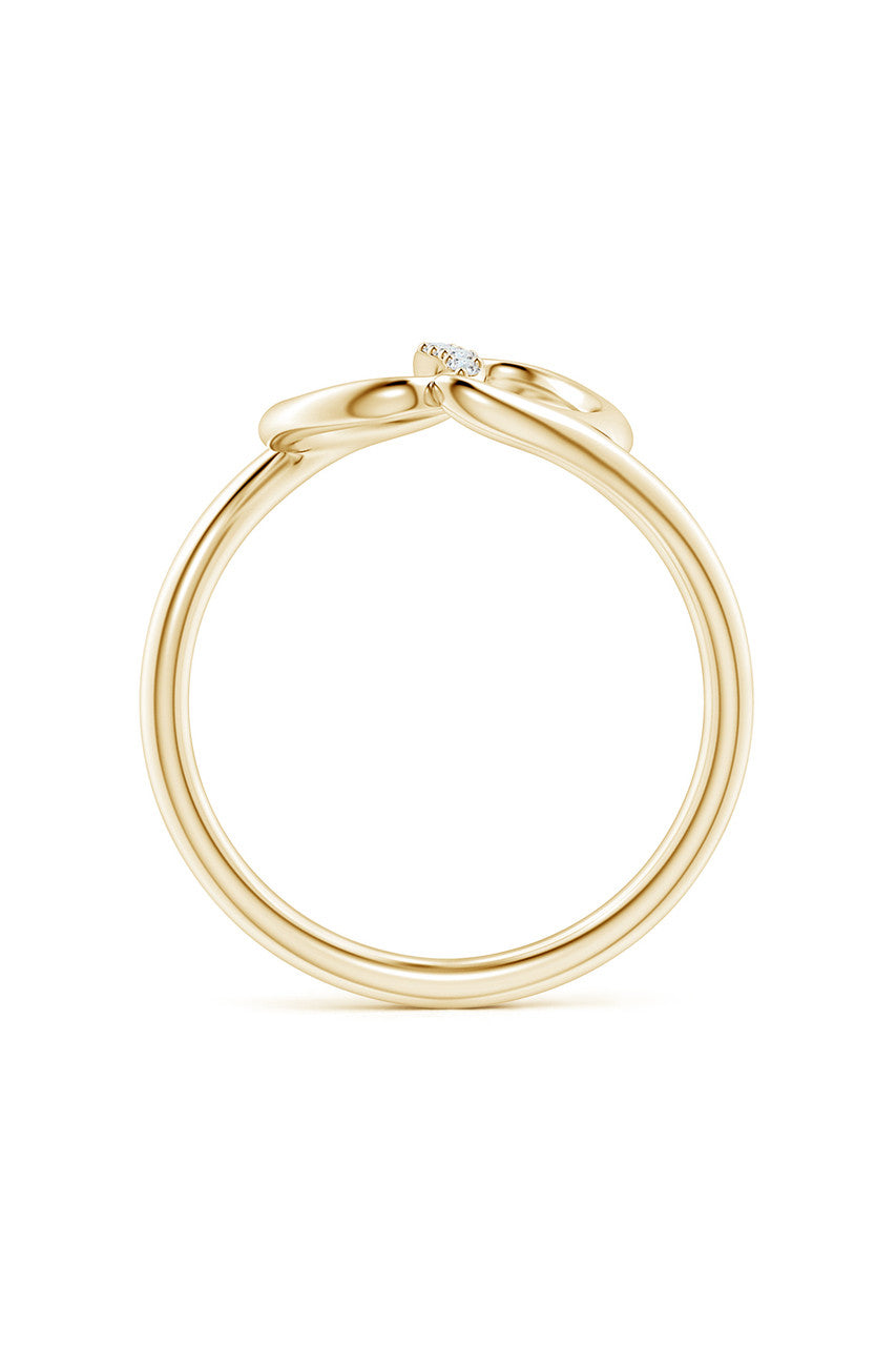 Buy Shangri-La Yin-Yang 14K Gold and Diamond Bypass Ring in 14K Yellow Gold Online 14K Yellow Gold