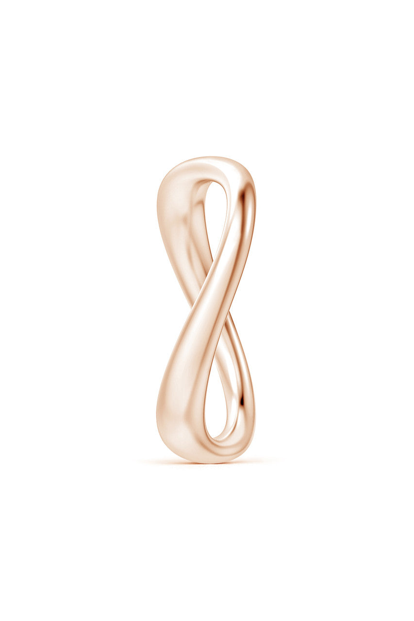 Buy Shangri-La Brushstroke 14K Gold Stacking Ring in 14K Rose Gold Online 14K Rose Gold
