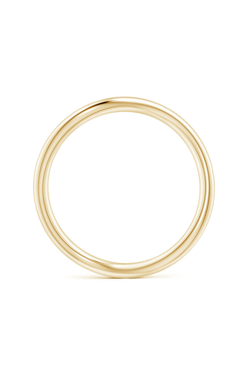 Buy Shangri-La Brushstroke 14K Gold Stacking Ring in 14K Yellow Gold Online 14K Yellow Gold