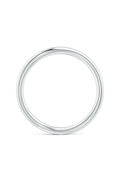 Buy Shangri-La Brushstroke 14K Gold Stacking Ring in 14K White Gold Online 14K White Gold