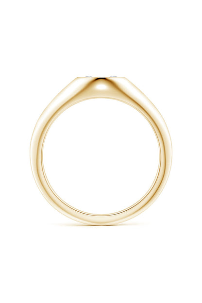 Buy Shangri-La Yin-Yang 14K Gold and Diamond Signet Ring in 14K Yellow Gold Online 14K Yellow Gold