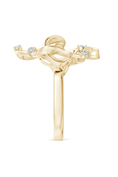 Buy Sakura 14k Scattered Diamond Ring in 14K Yellow Gold Online 14K Yellow Gold