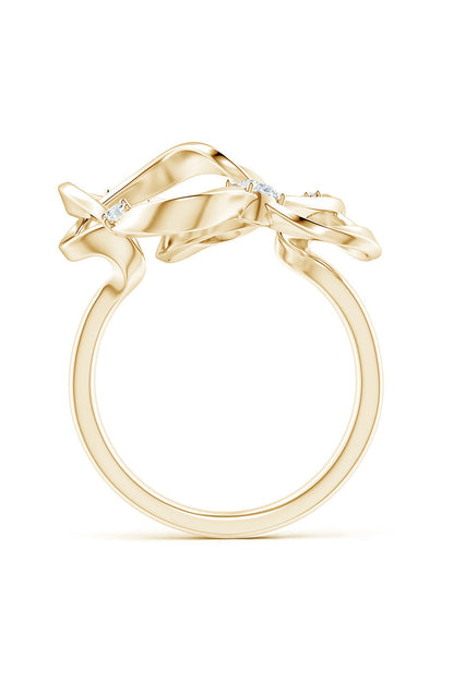 Buy Sakura 14k Scattered Diamond Ring in 14K Yellow Gold Online 14K Yellow Gold