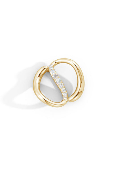 Buy Shangri-La Yin-Yang 14K Gold and Diamond Brooch in 14K Yellow Gold Online 14K Yellow Gold
