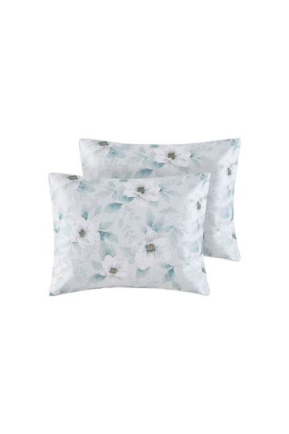 Eternal Blossom 4 Piece Comforter Mini Set Blue