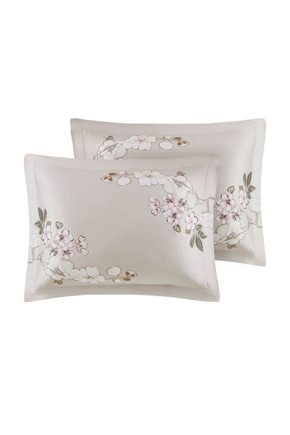 Grove 3 Piece Comforter Mini Set Taupe