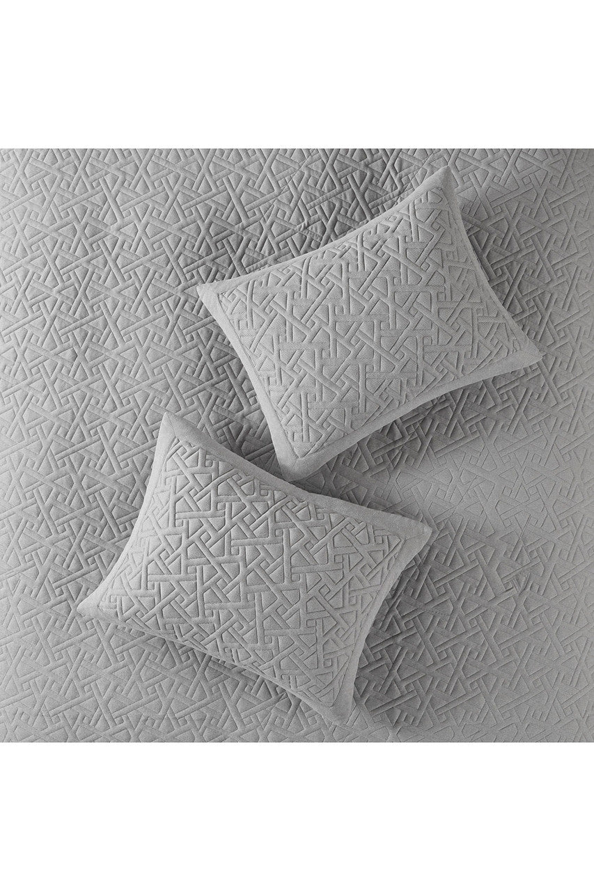 Buy Origami 3 Piece Grey Comforter Mini Set in Grey Online Grey