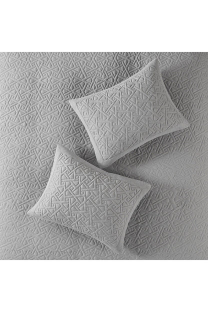 Buy Origami 3 Piece Grey Comforter Mini Set in Grey Online Grey