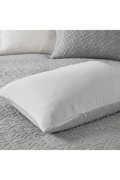 Buy Origami 3 Piece Grey Comforter Mini Set in Grey Online Grey