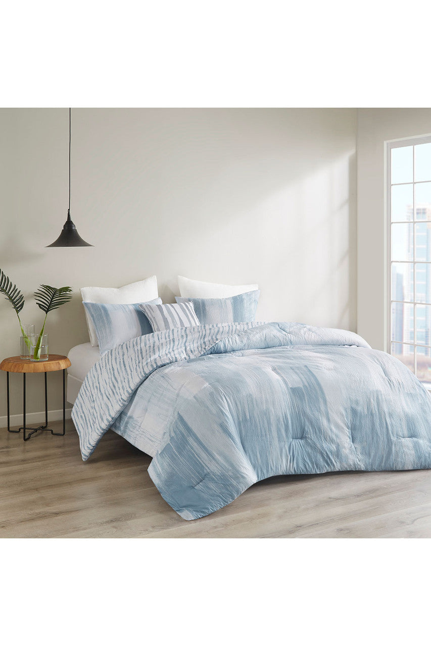 Buy Brushstroke 4 Piece Comforter Mini Set in Multi Online Multi