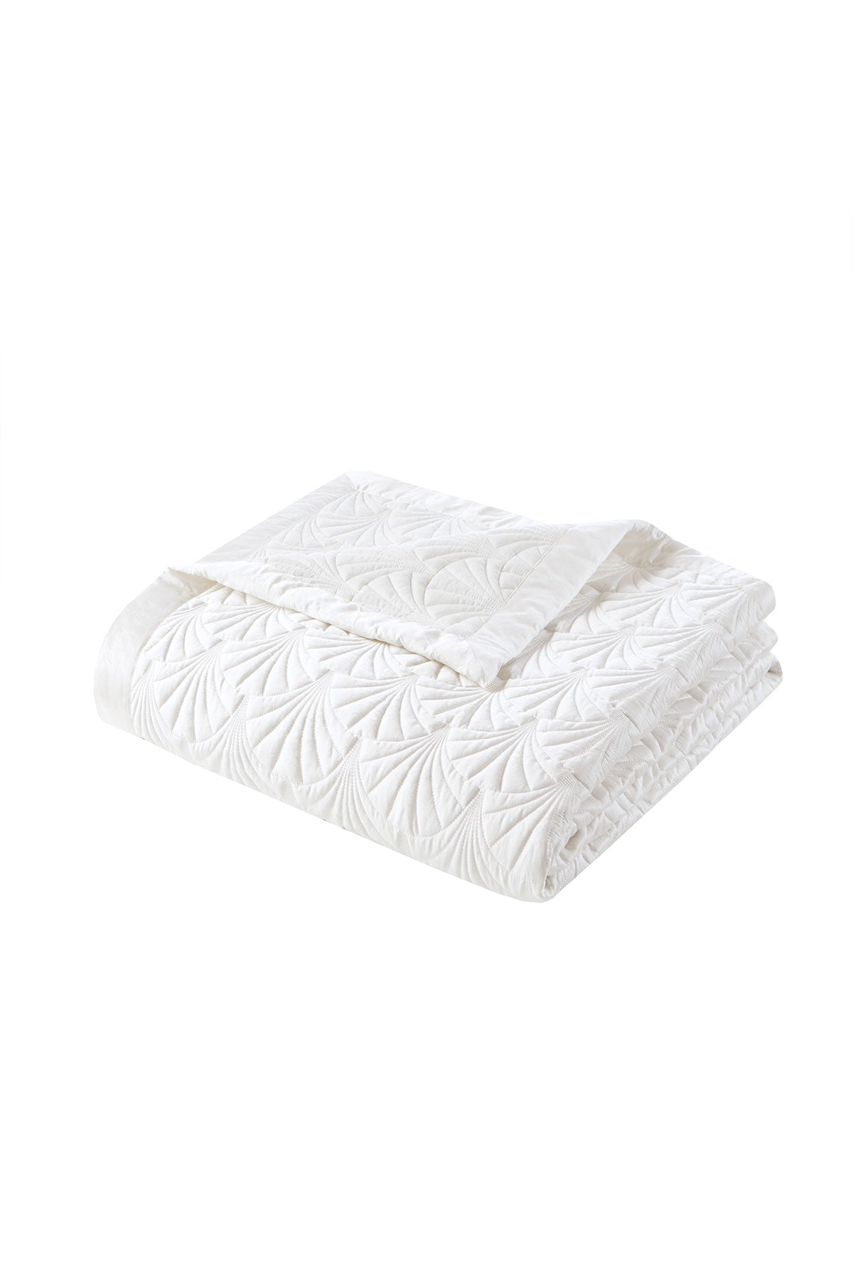 Jeju Embroidered 3 Piece Quilt Mini Set Ivory