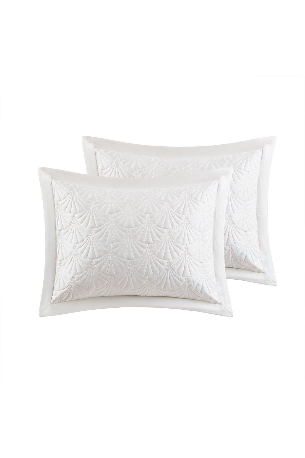 Jeju Embroidered 3 Piece Quilt Mini Set Ivory