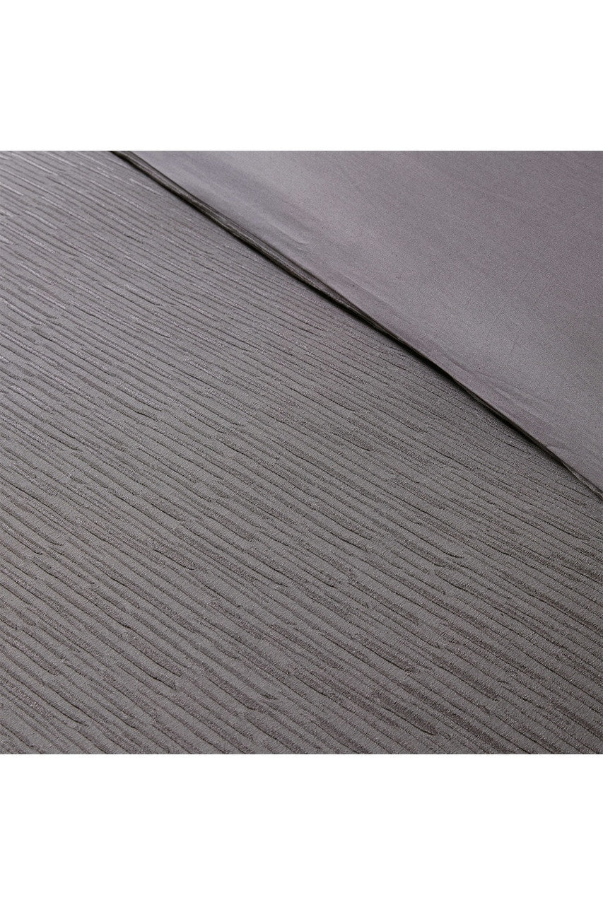 Buy Hanae Gray Duvet Cover Set in Gray Online Gray
