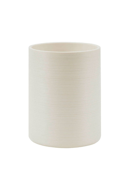 Infinity Wastebasket Cream