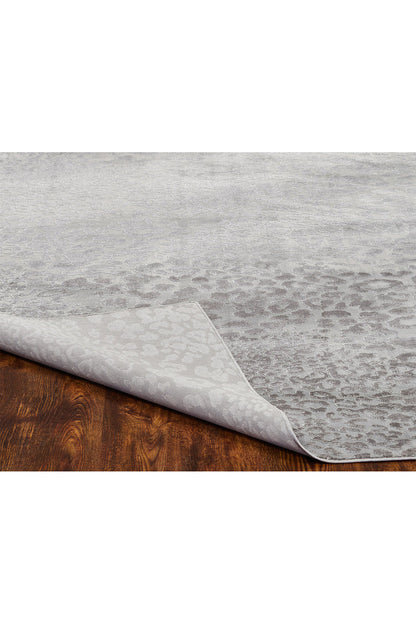 Buy Serengeti- Grey Leopard Rug in Grey Online Grey