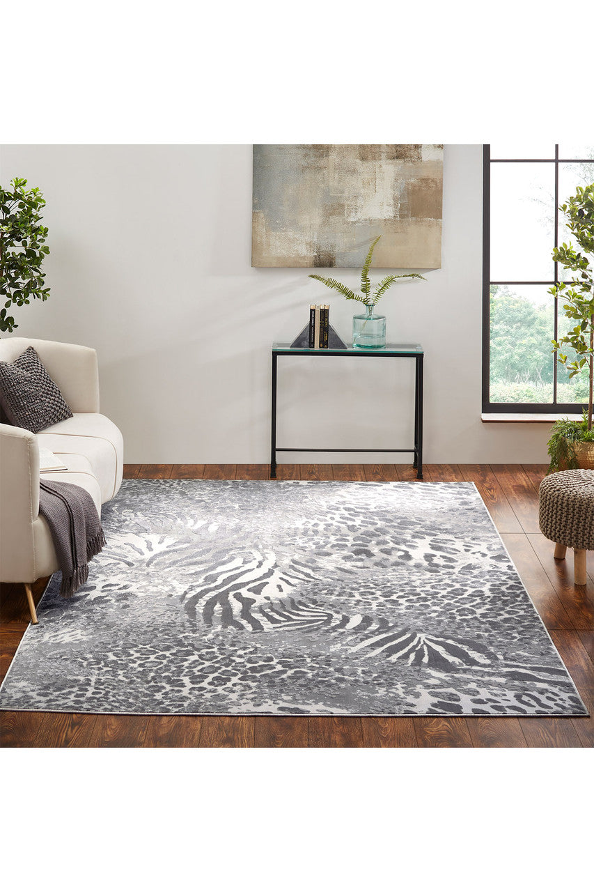Buy Serengeti- Safari Neutrals Rug in Grey Online Grey