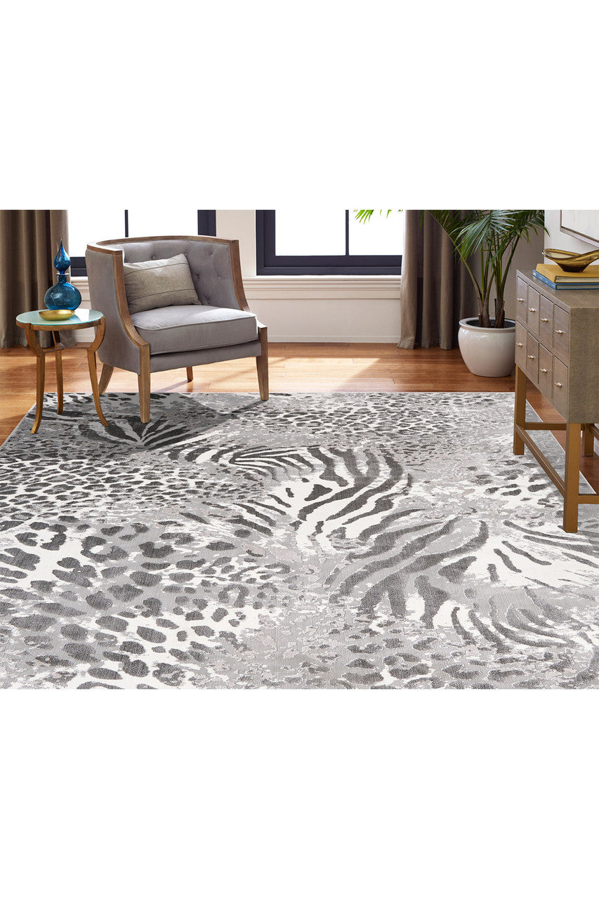Buy Serengeti- Safari Neutrals Rug in Grey Online Grey