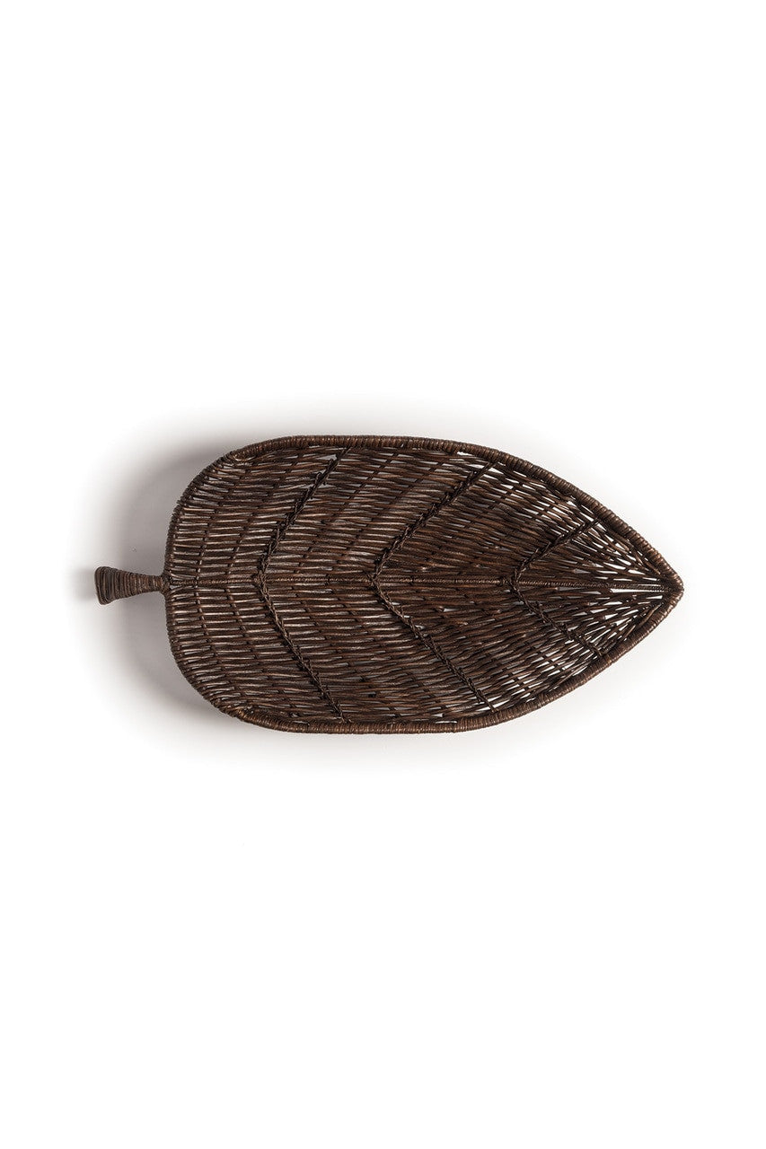 Buy Maranao Leaf Tray in Brown Online Brown