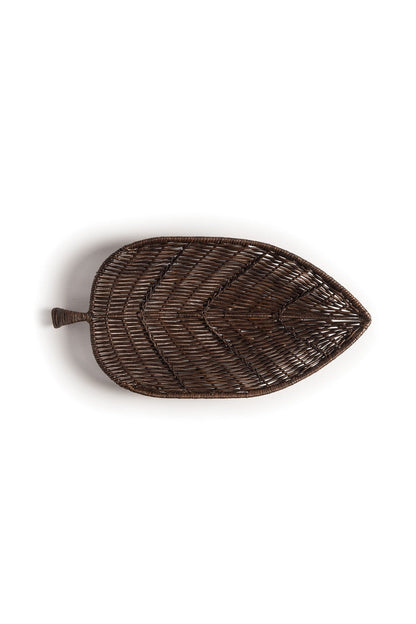 Buy Maranao Leaf Tray in Brown Online Brown