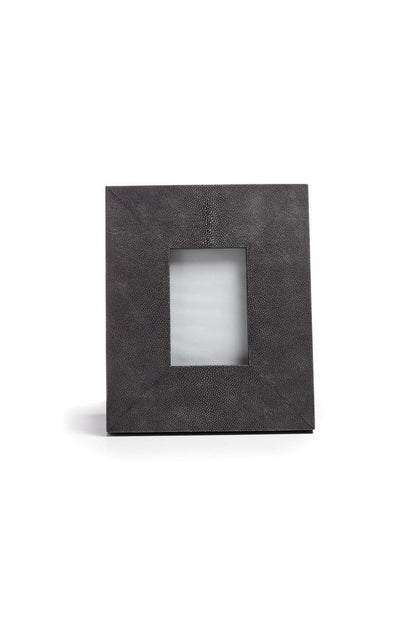 Buy Shagreen Single Photo Frame in Black Online Black
