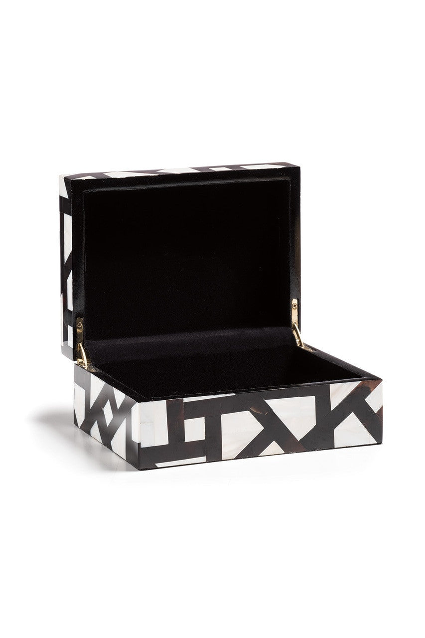 Buy Mindoro Box in Black & White Online Black & White