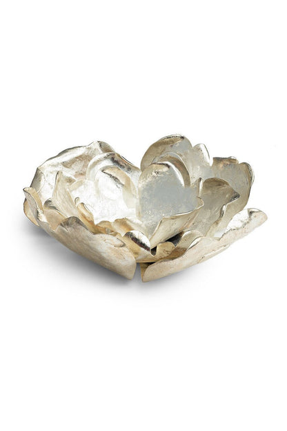 Buy Samar Silver Plated Candle Holder in Silver Online Silver