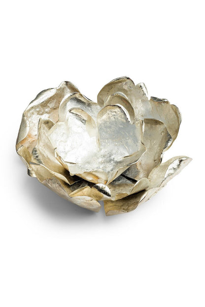 Buy Samar Silver Plated Candle Holder in Silver Online Silver